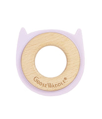 Lavender Animal Teether Wooden + Silicone Lavender