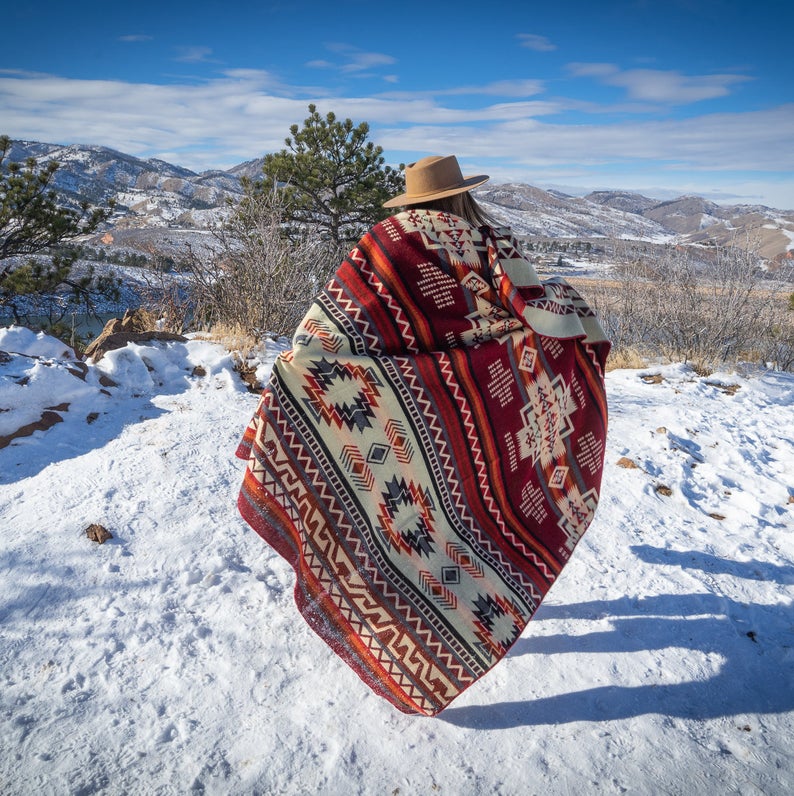  Alpaca Threadz Andean Alpaca Wool Blanket - Wildfire by Alpaca Threadz - Default Title - Bonton