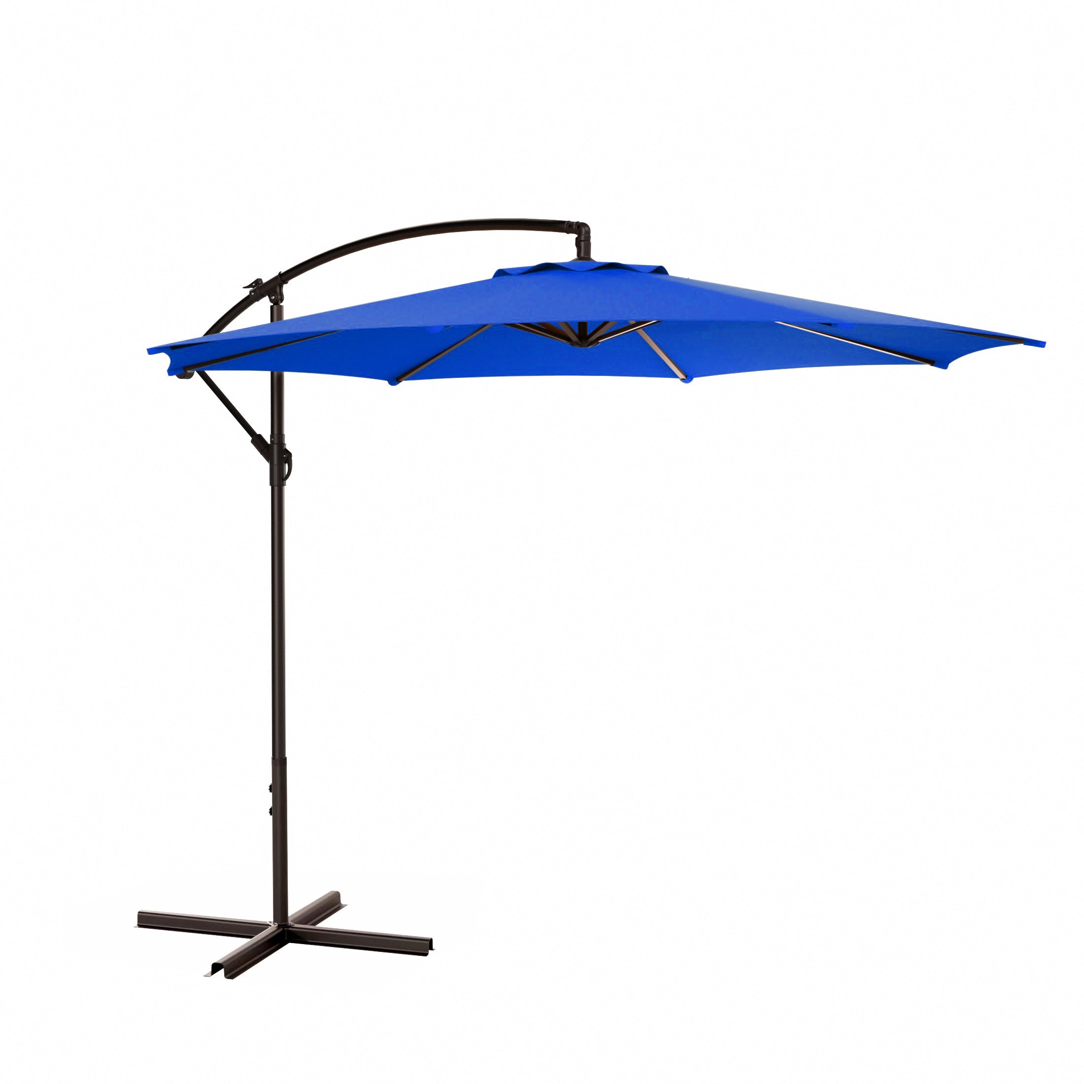  Westin Furniture 10 Ft Outdoor Patio Cantilever Offset Umbrella - Coffee - Bonton