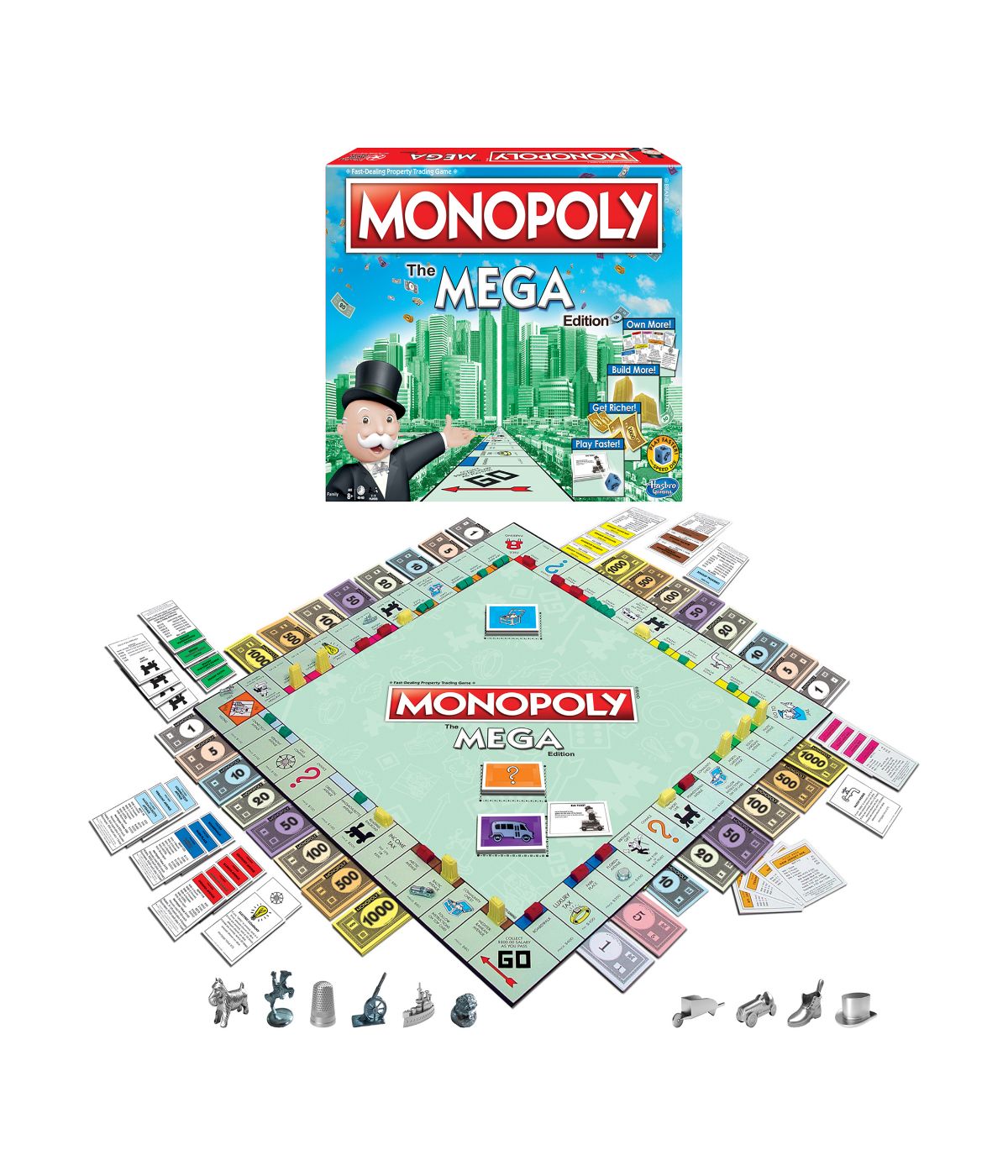  Monopoly The Mega Edition Multi - Multi - Bonton