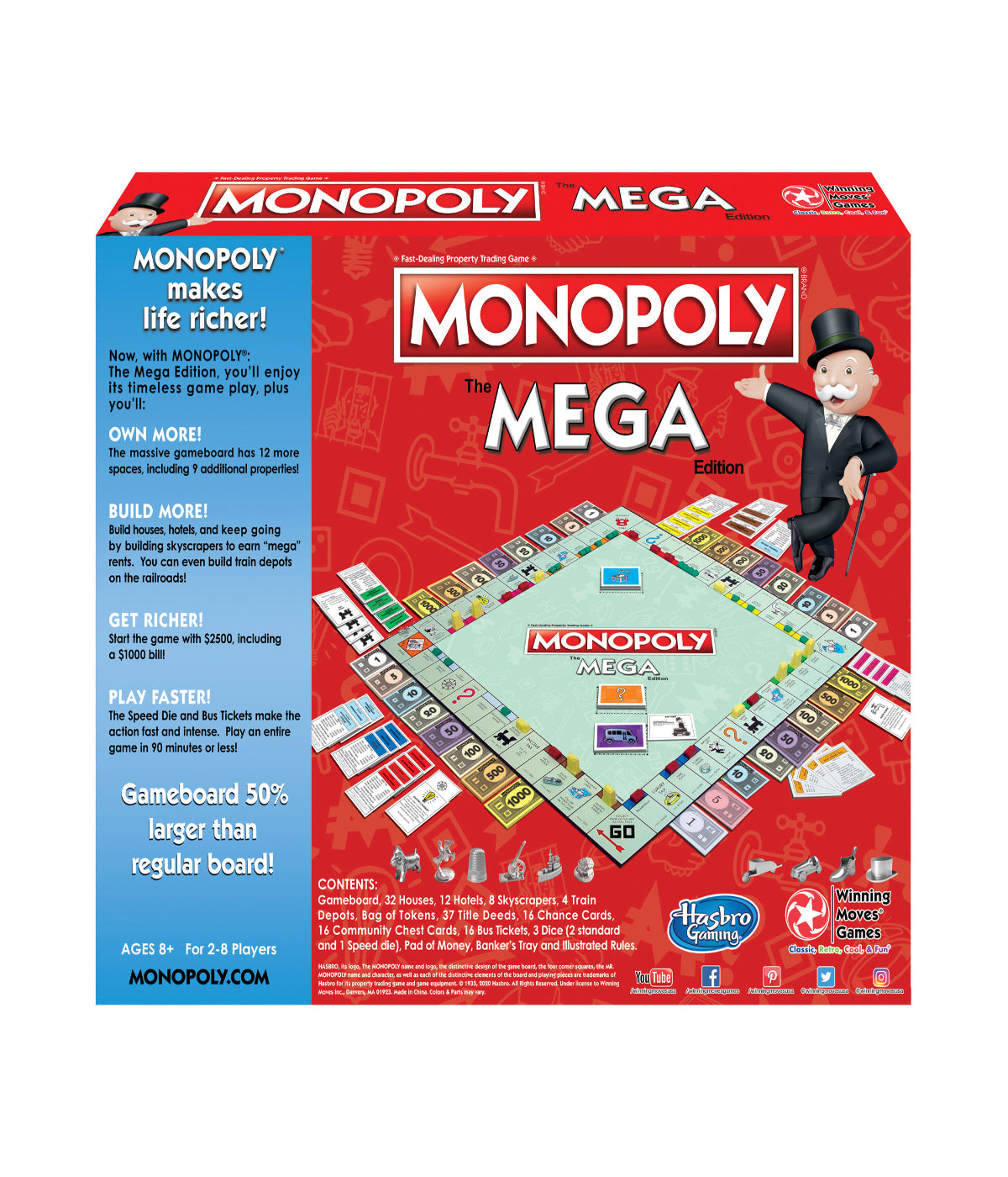  Monopoly The Mega Edition Multi - Multi - Bonton