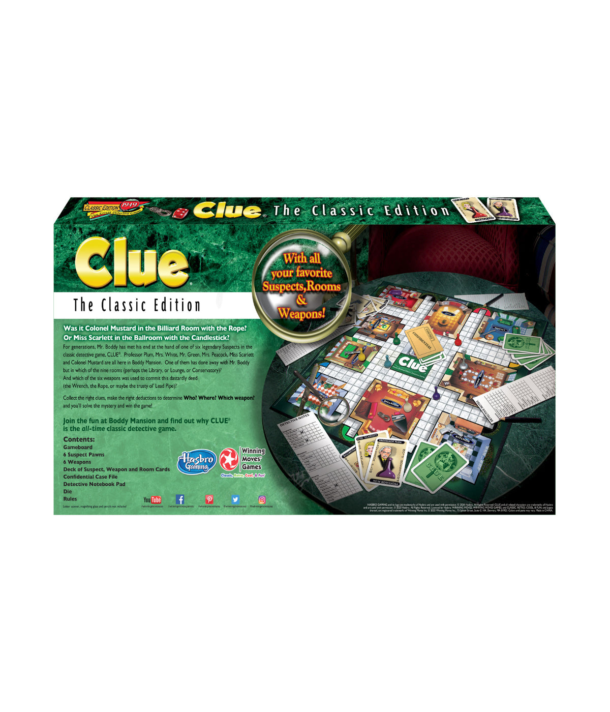  Clue Classic Edition Multi - Multi - Bonton