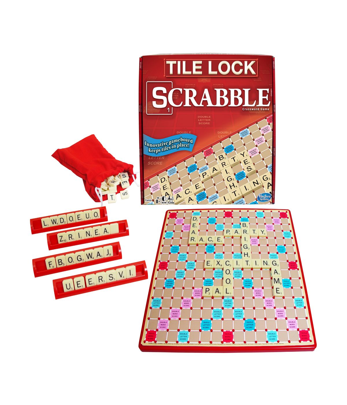  Tile Lock Scrabble Multi - Multi - Bonton