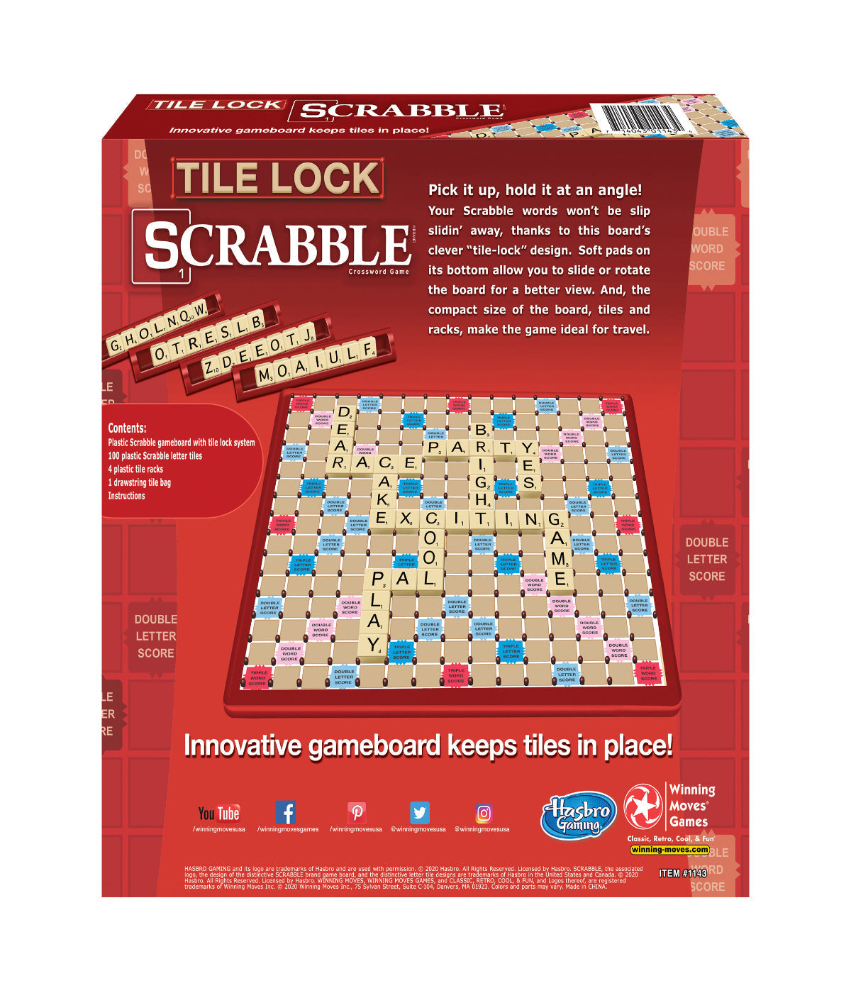  Tile Lock Scrabble Multi - Multi - Bonton