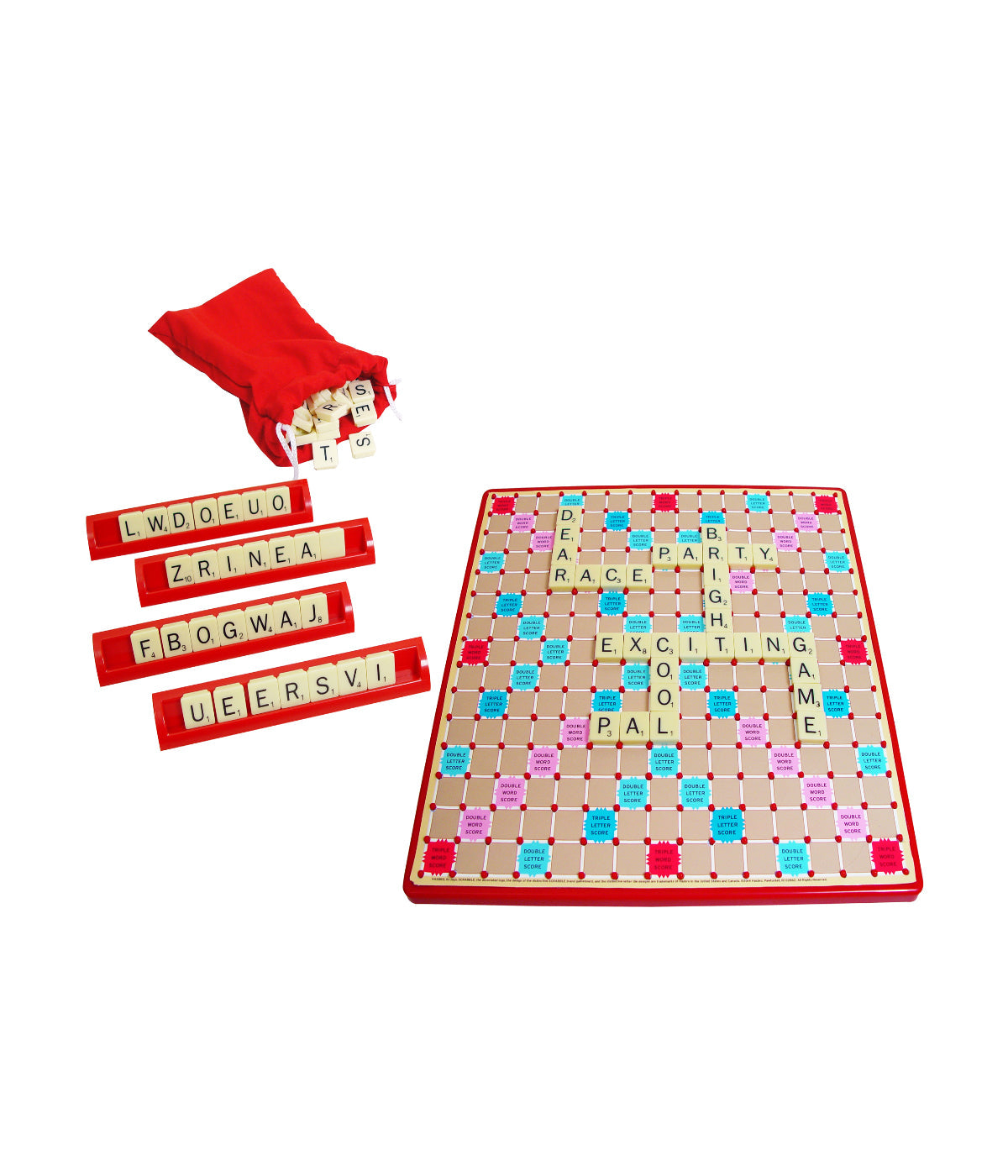  Tile Lock Scrabble Multi - Multi - Bonton