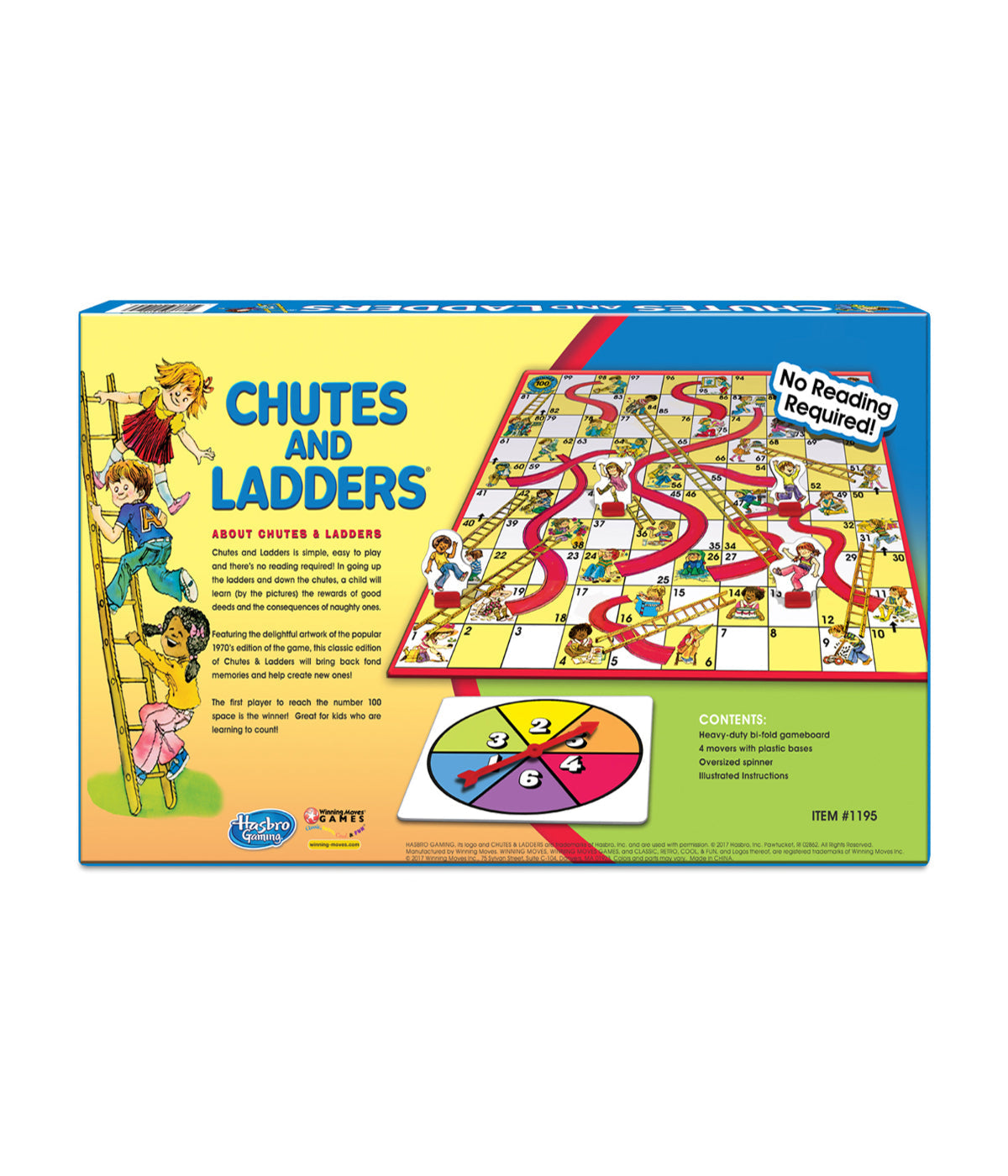  Classic Chutes and Ladders Multi - Multi - Bonton