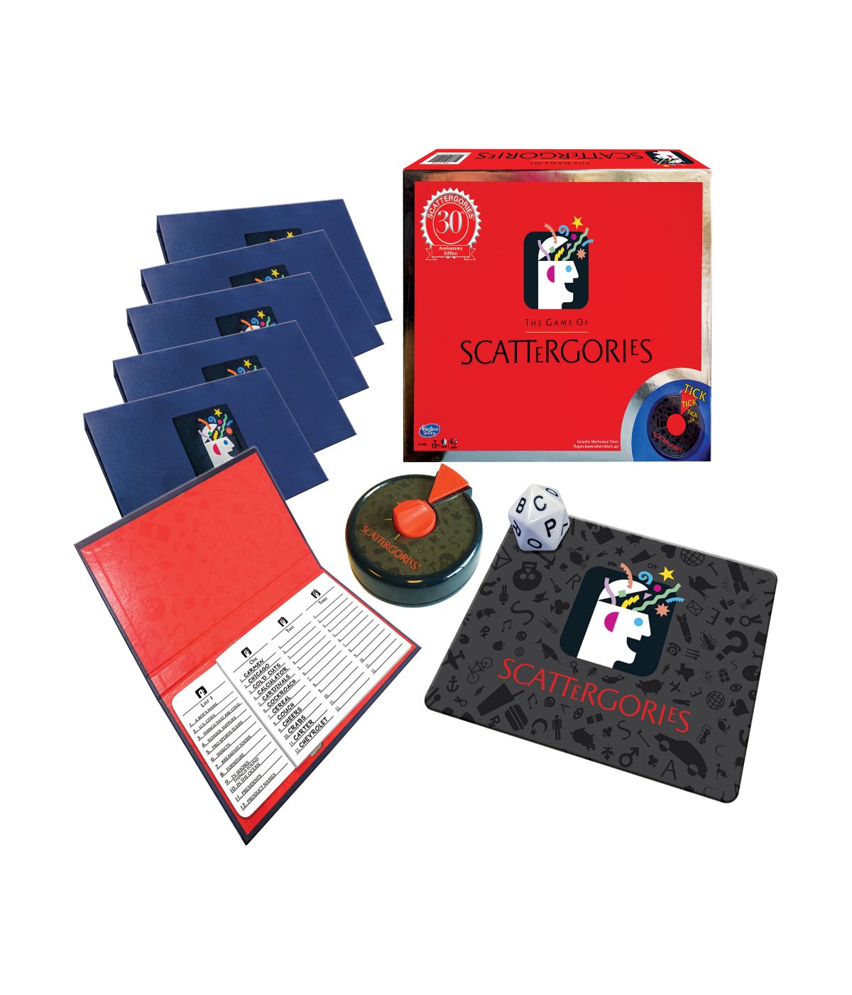  The Game of Scattergories - 30th Anniversary Edition Multi - Multi - Bonton