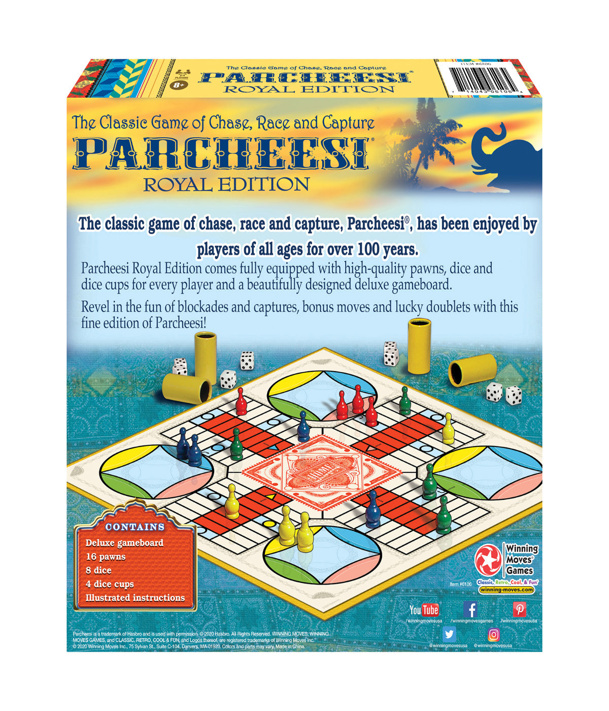  Parcheesi Royal Edition Multi - Multi - Bonton