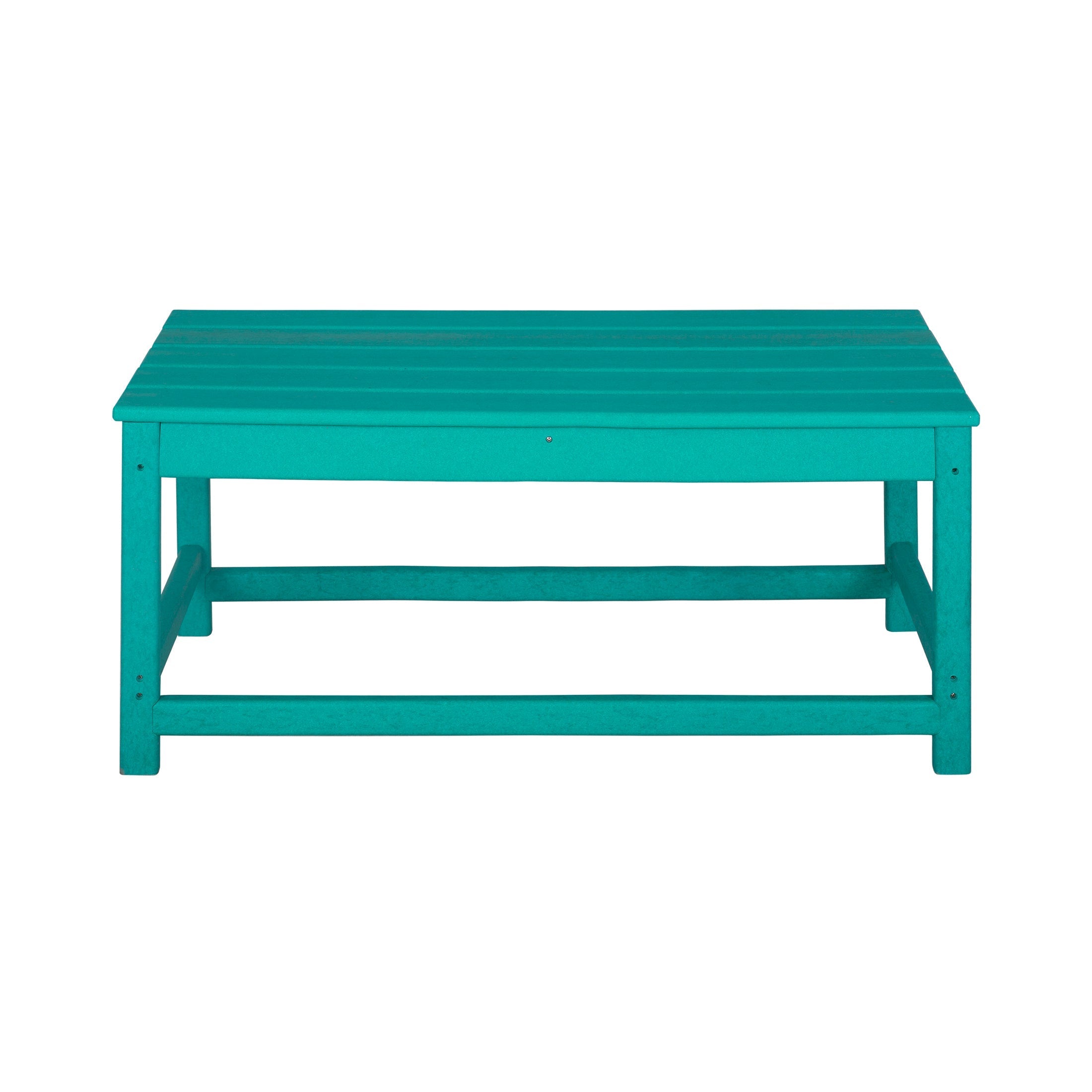  Westin Furniture Outdoor Patio Classic Adirondack Coffee Table - Turquoise - Bonton