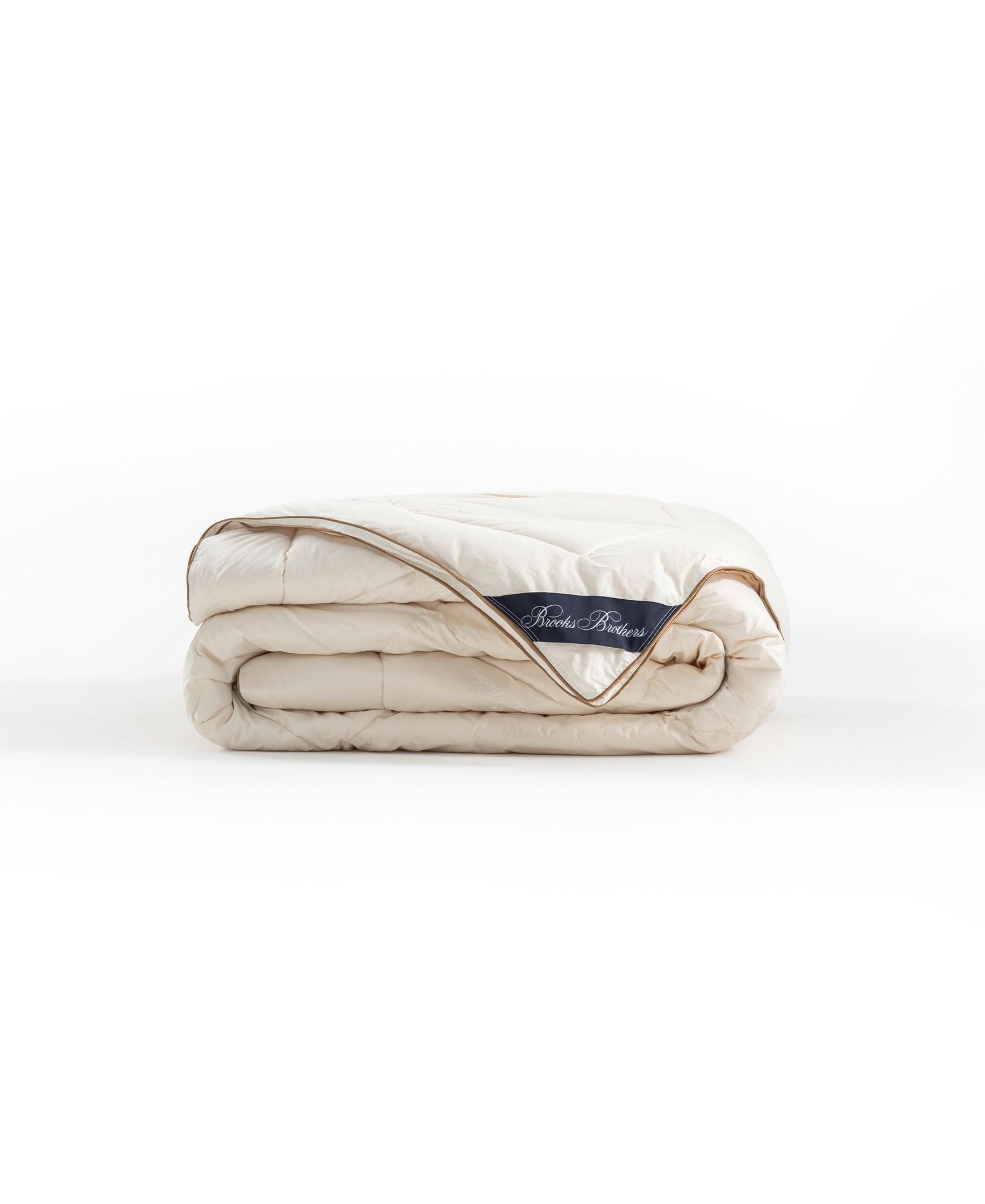  Brooks Brothers Wool Quilt - Cream - Bonton