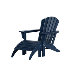 Altura Outdoor Adirondack Chair with Ottoman 2-Piece Set