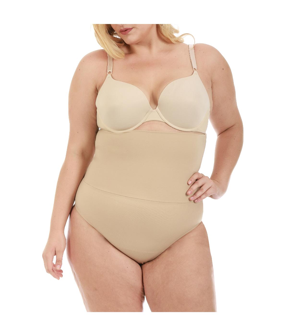  InstantFigure Hi-Waist Double Control Panty - Plus - Nude - Bonton