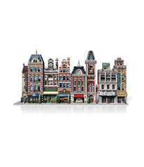 Urbania Collection - 4 3D Puzzles: Hotel, Cinema, Cafe, and Fire Station: 1165 Pcs Multi