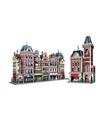 Urbania Collection - 4 3D Puzzles: Hotel, Cinema, Cafe, and Fire Station: 1165 Pcs Multi