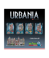 Urbania Collection - 4 3D Puzzles: Hotel, Cinema, Cafe, and Fire Station: 1165 Pcs Multi