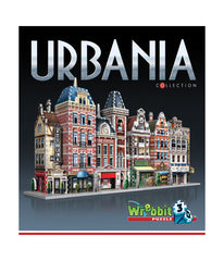 Urbania Collection - 4 3D Puzzles: Hotel, Cinema, Cafe, and Fire Station: 1165 Pcs Multi