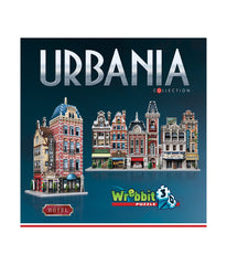 Urbania Collection - 4 3D Puzzles: Hotel, Cinema, Cafe, and Fire Station: 1165 Pcs Multi