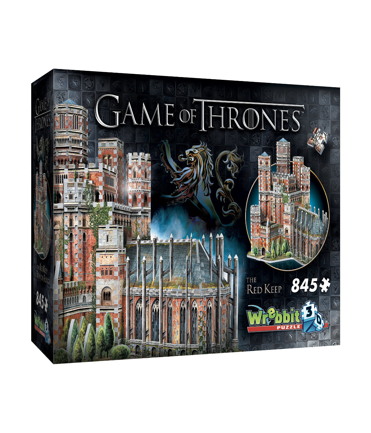  Game of Thrones - 2 3D Puzzles: The Red Keep and Winterfell: 1755 Pcs Multi - Multi - Bonton