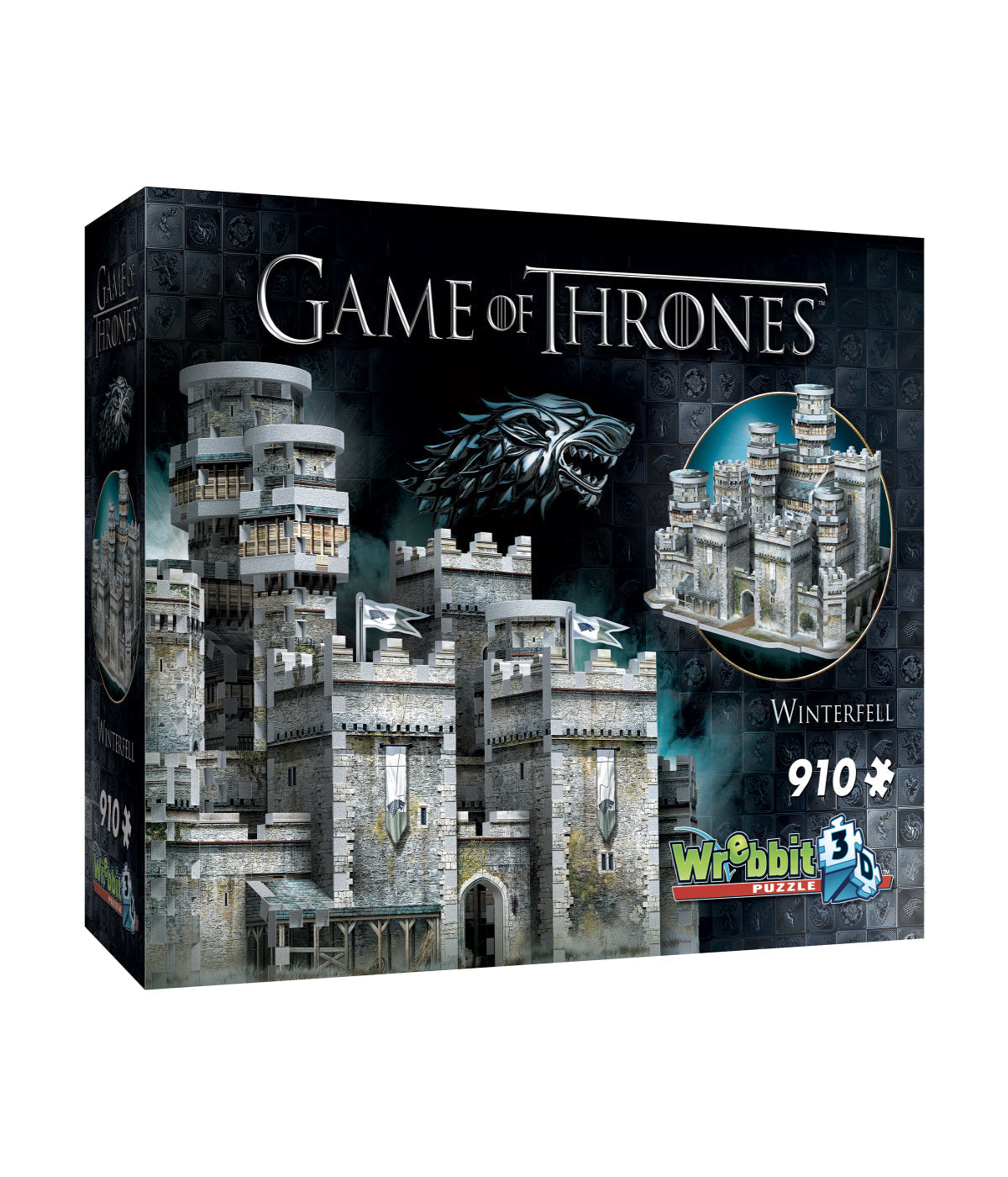  Game of Thrones - 2 3D Puzzles: The Red Keep and Winterfell: 1755 Pcs Multi - Multi - Bonton