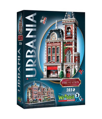 Urbania Collection - Fire Station 3D Puzzle: 285 Pcs Multi