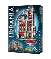 Urbania Collection - Fire Station 3D Puzzle: 285 Pcs Multi