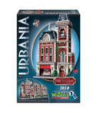 Urbania Collection - Fire Station 3D Puzzle: 285 Pcs Multi