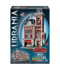 Urbania Collection - Fire Station 3D Puzzle: 285 Pcs Multi