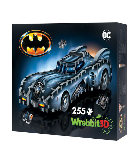 DC Batman - Batmobile 3D Jigsaw Puzzle: 255 Pcs Multi