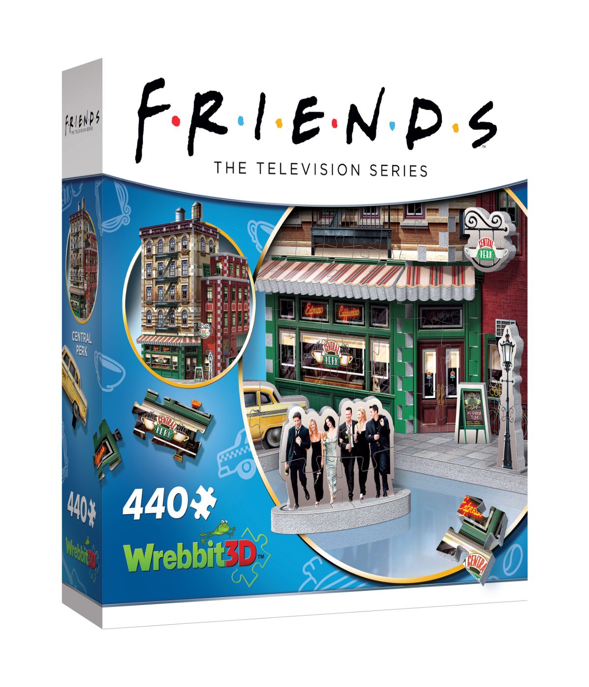  Friends - Central Perk 3D Jigsaw Puzzle: 440 Pcs Multi - Multi - Bonton