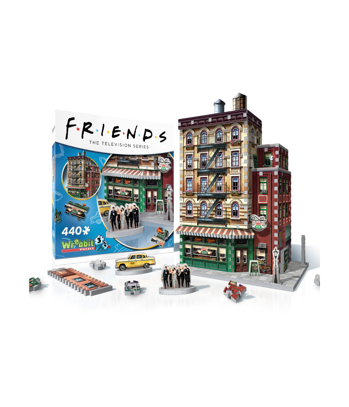  Friends - Central Perk 3D Jigsaw Puzzle: 440 Pcs Multi - Multi - Bonton