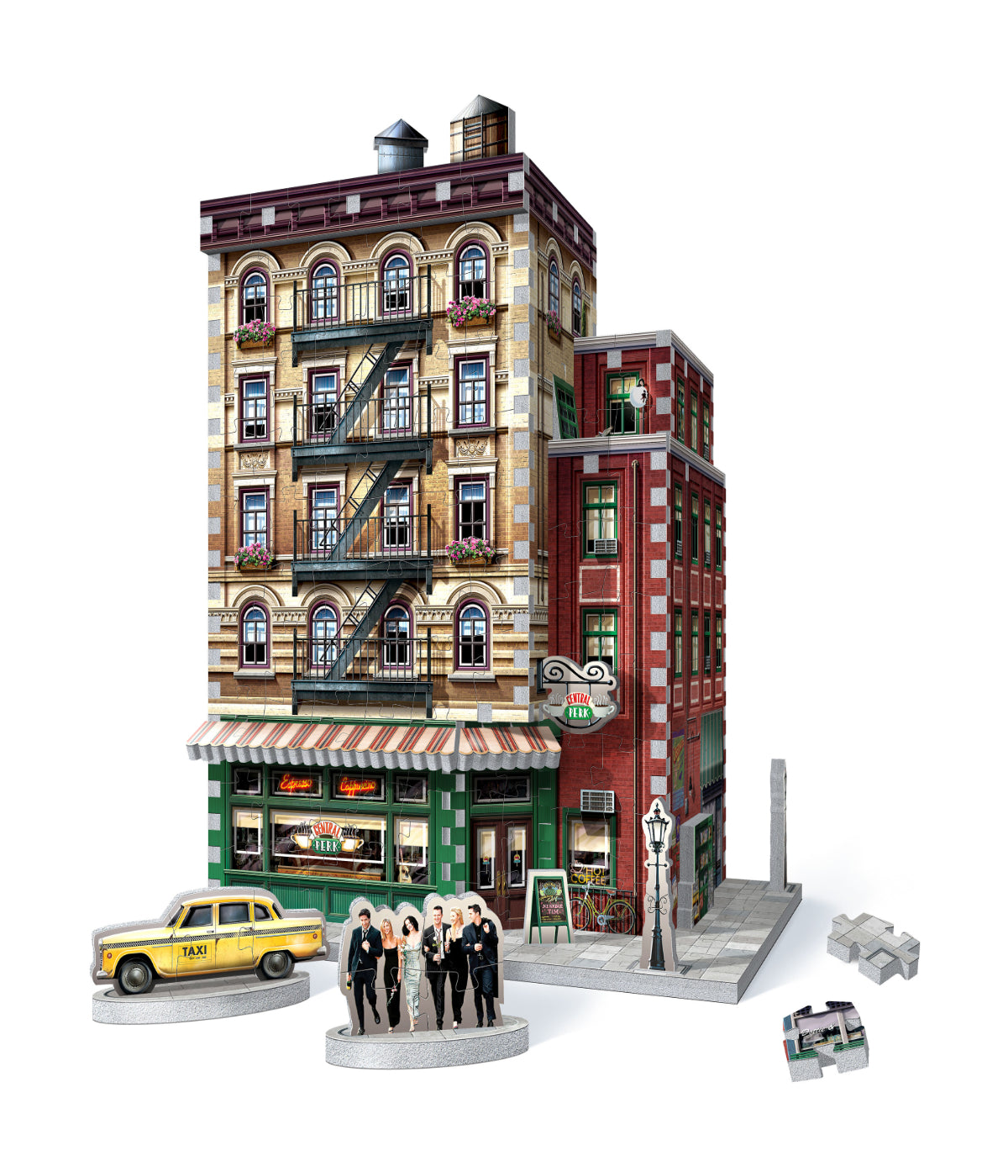  Friends - Central Perk 3D Jigsaw Puzzle: 440 Pcs Multi - Multi - Bonton