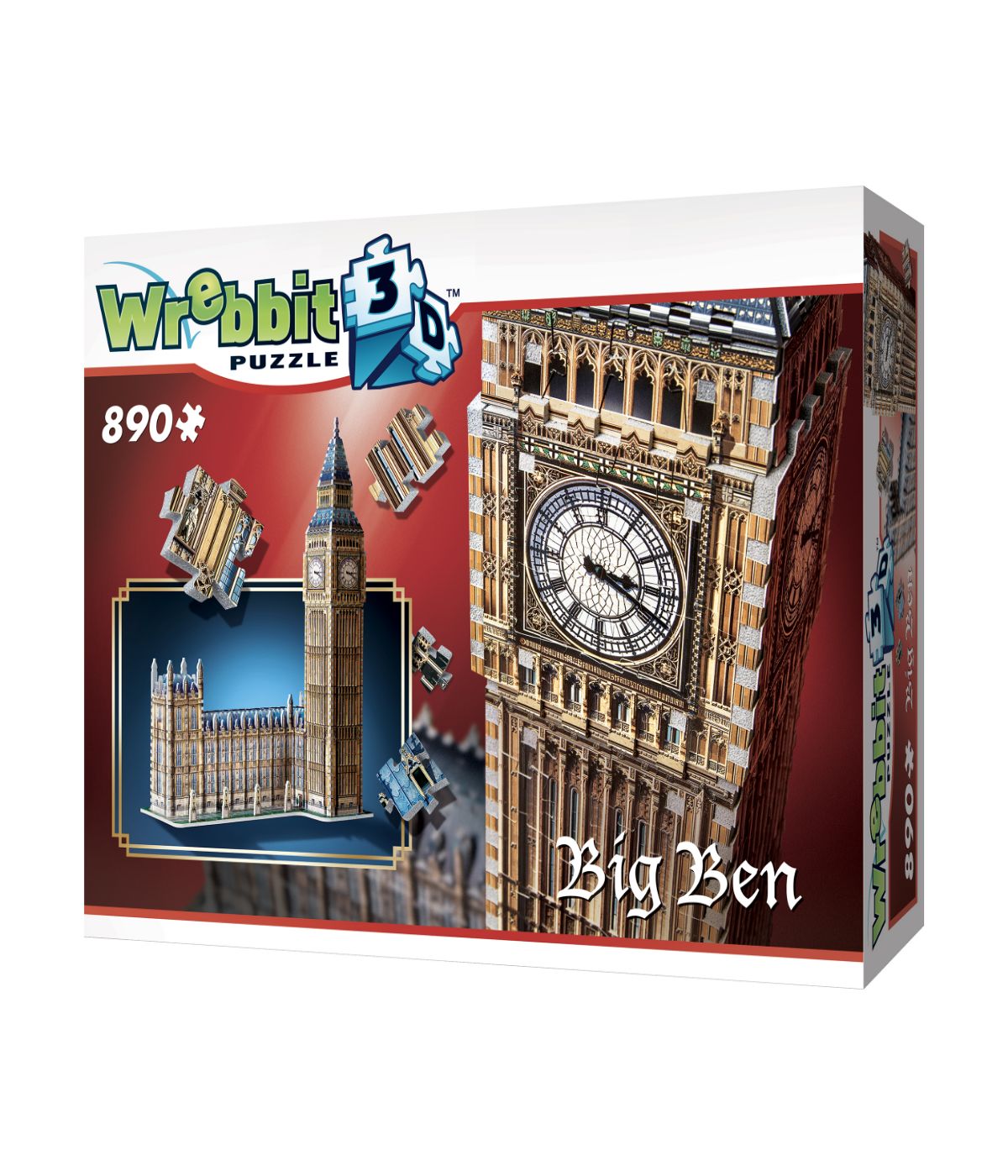  Big Ben 3D Puzzle: 890 Pcs Multi - Multi - Bonton