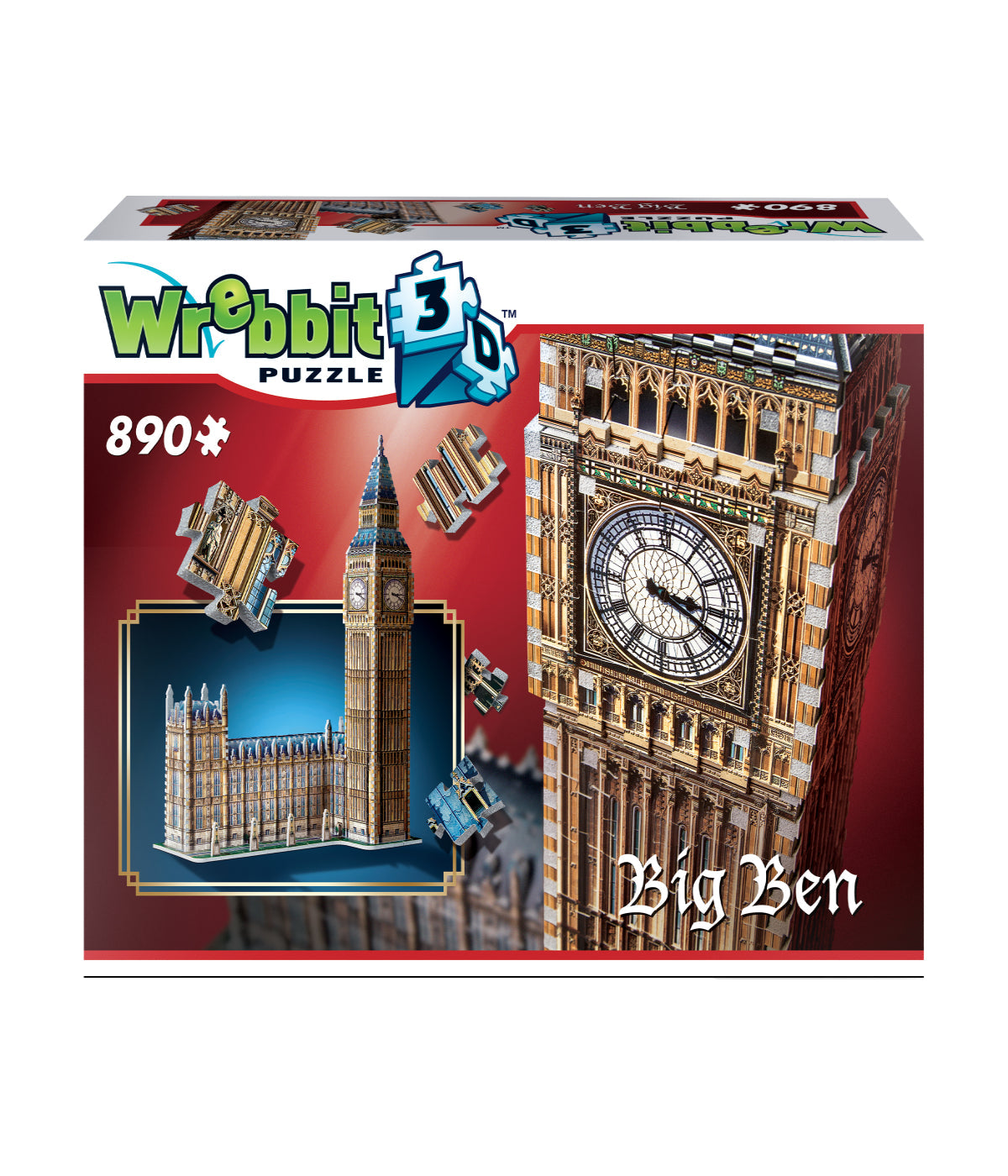  Big Ben 3D Puzzle: 890 Pcs Multi - Multi - Bonton