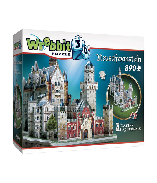 Castles & Cathedrals - Neuschwanstein: 890 Pcs Multi