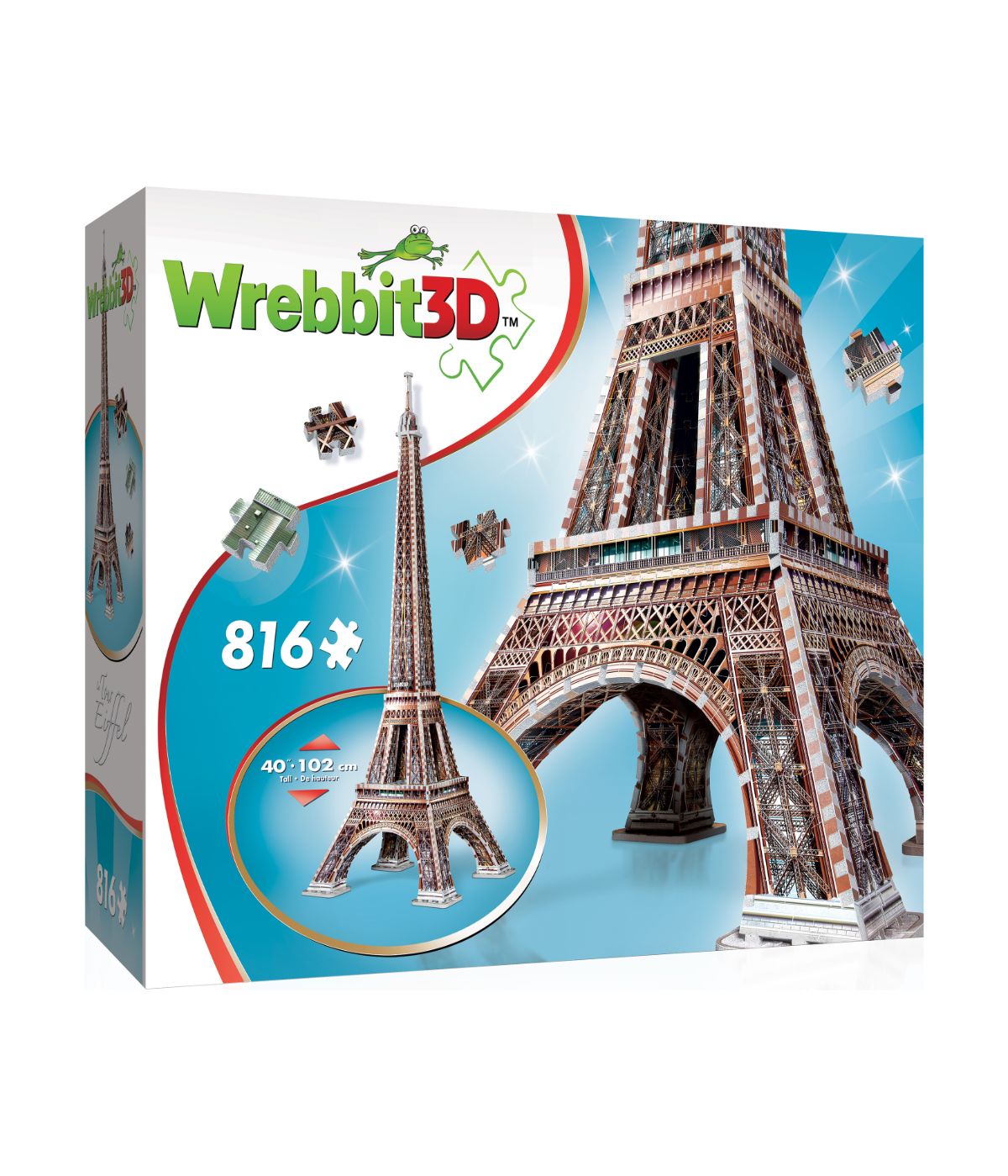  Eiffel Tower 3D Puzzle: 816 Pcs Multi - Multi - Bonton