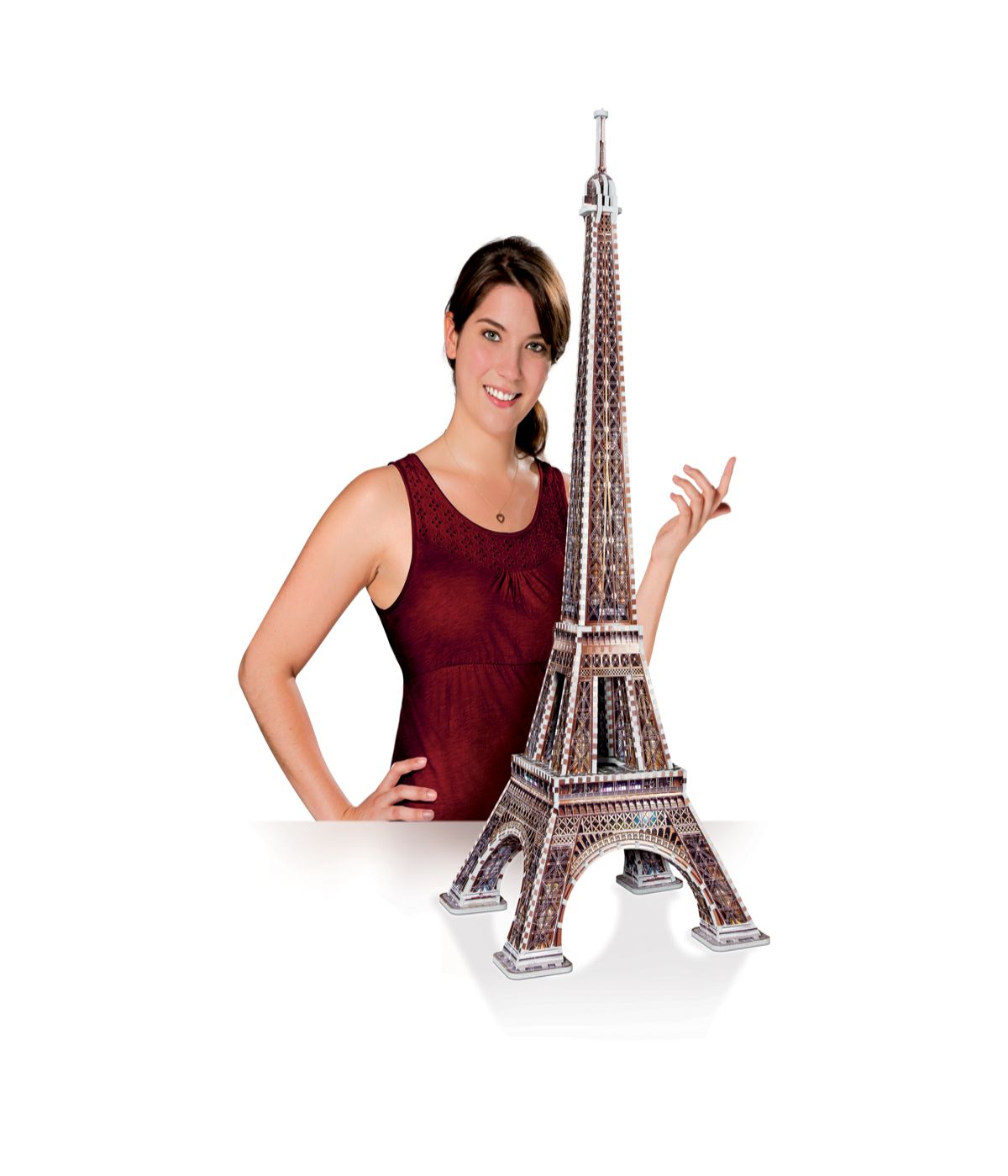  Eiffel Tower 3D Puzzle: 816 Pcs Multi - Multi - Bonton