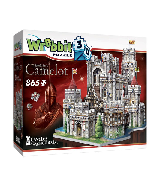 Castles & Cathedrals - King Arthur's Camelot 3D Puzzle: 865 Pcs Multi