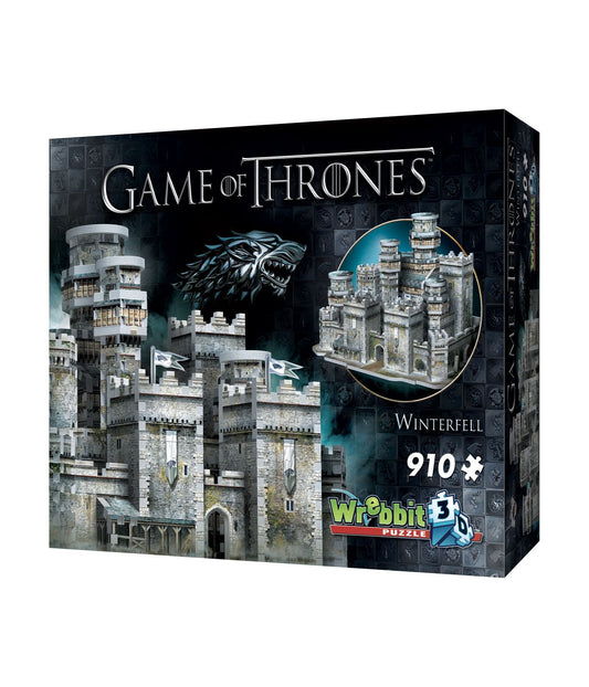 Game of Thrones - Winterfell 3D Puzzle: 910 Pcs Multi