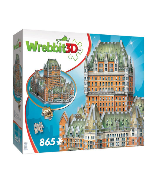 Castles & Cathedrals - Le Chateau Frontenac 3D Puzzle: 865 Pcs Multi