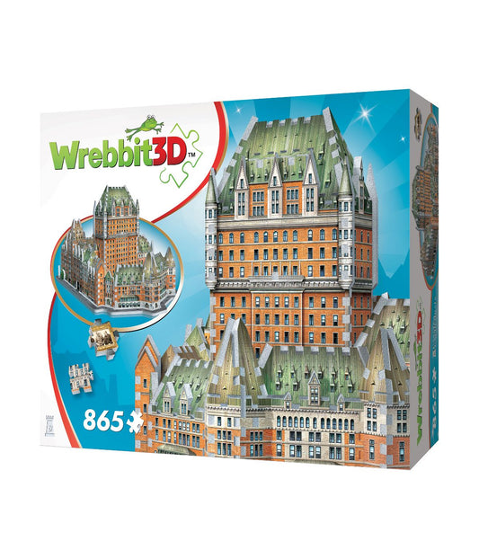 Castles & Cathedrals - Le Chateau Frontenac 3D Puzzle: 865 Pcs Multi