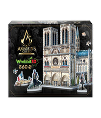 Assassin's Creed Unity - Notre-Dame 3D Puzzle: 860 Pcs Multi