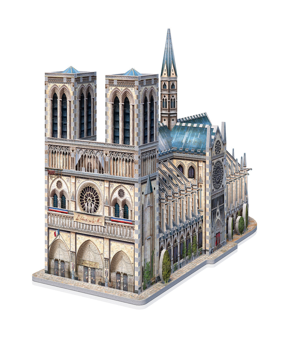  Assassin's Creed Unity - Notre-Dame 3D Puzzle: 860 Pcs Multi - Multi - Bonton