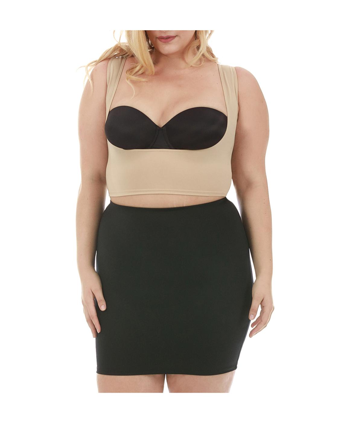  InstantFigure Shapewear Slip Skirt - Plus - Black - Bonton