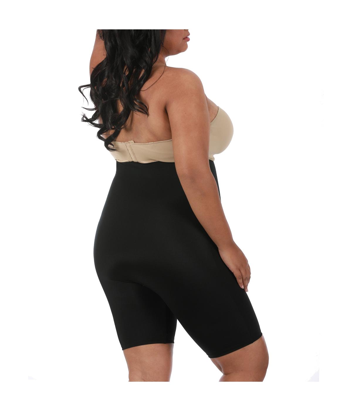  InstantFigure Hi-Waist Shapewear Shorts - Plus - Black - Bonton