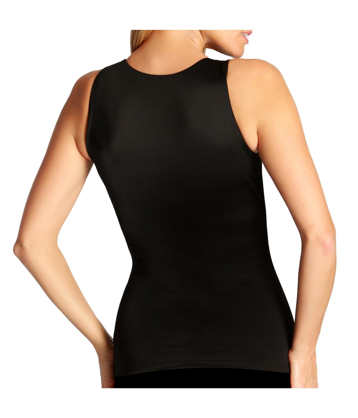  InstantFigure Shirred Bust Shapewear Tank Top - Black - Bonton