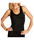  InstantFigure Shirred Bust Shapewear Tank Top - Black - Bonton