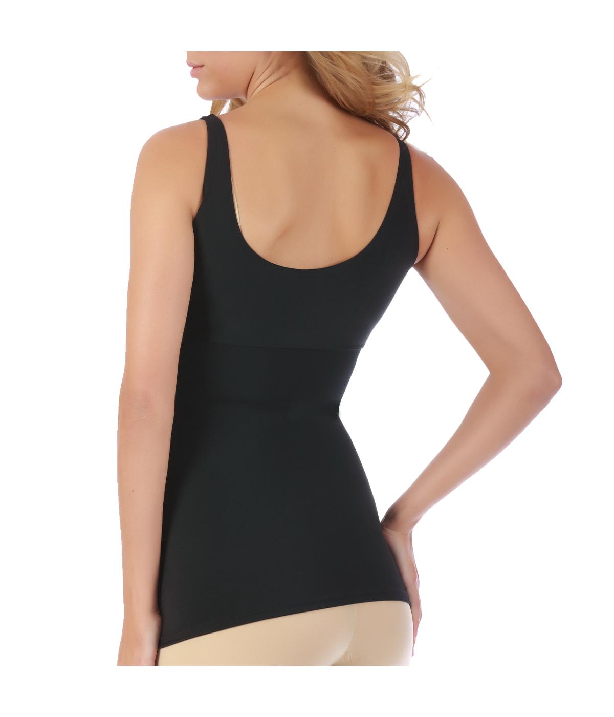  InstantFigure Empire Seam Shapewear Tank Top - Black - Bonton