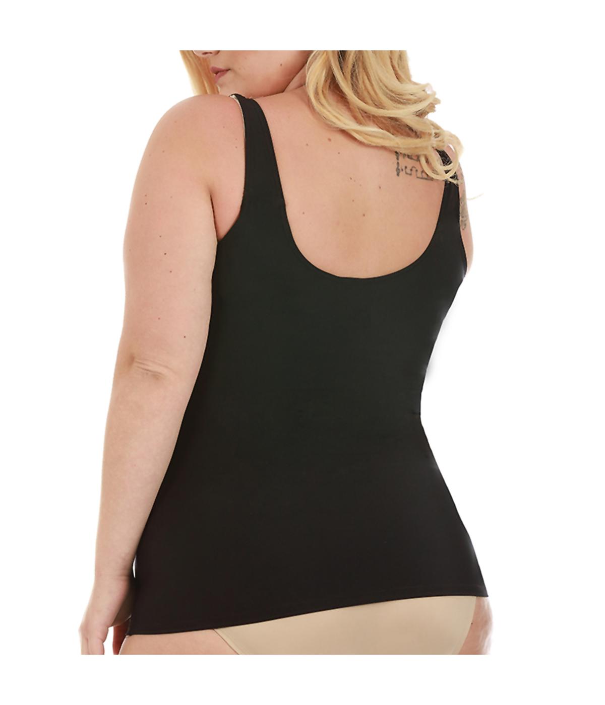  InstantFigure Empire Seam Shapewear Tank Top - Plus - Black - Bonton