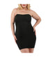  InstantFigure Bandeau Shapewear Slip Dress - Plus - Black - Bonton