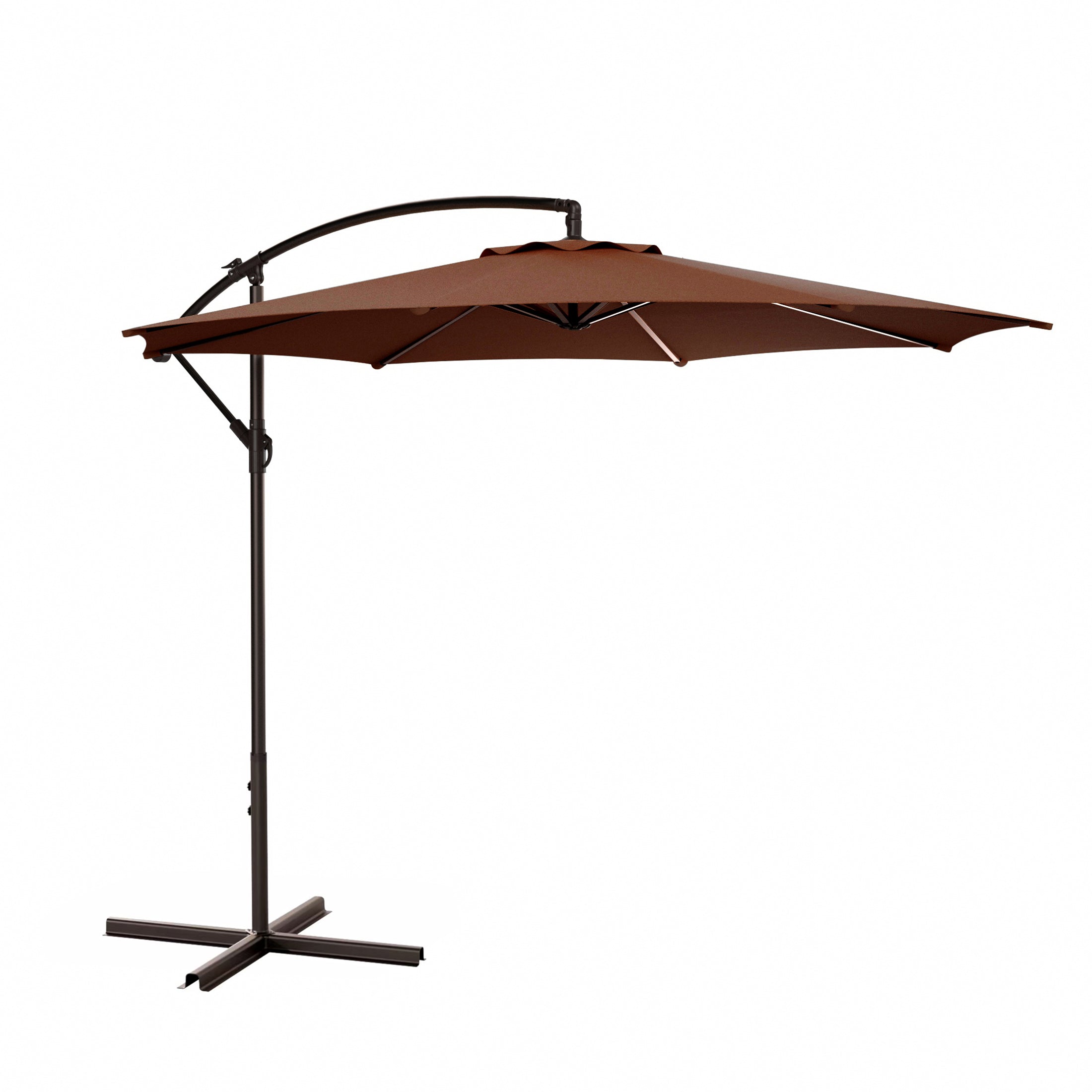  Westin Furniture 10 Ft Outdoor Patio Cantilever Offset Umbrella - Lime Green - Bonton